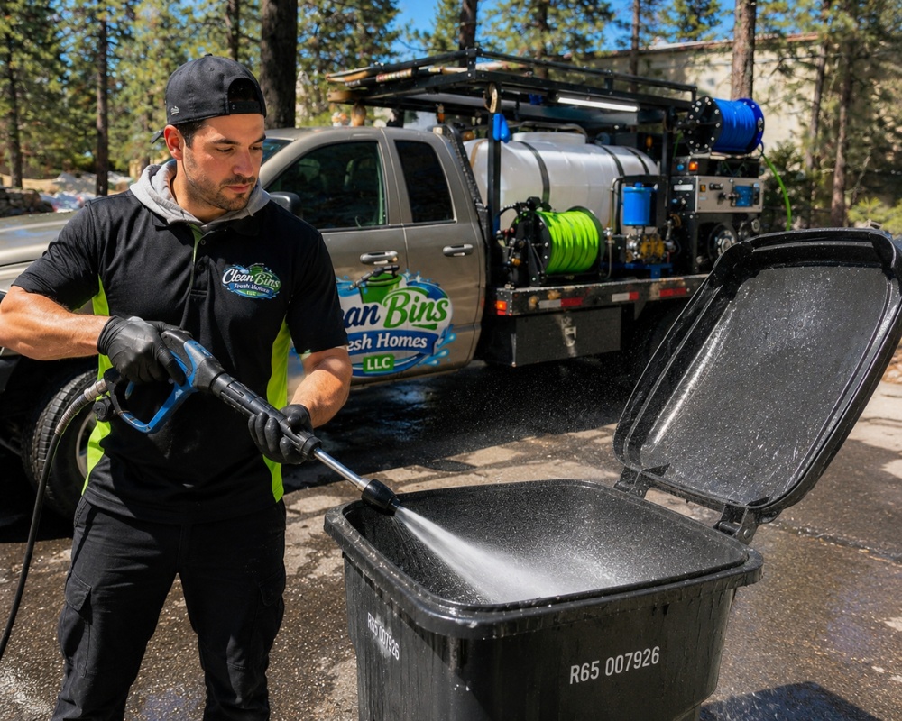 Professional Trash Bin Cleaning
